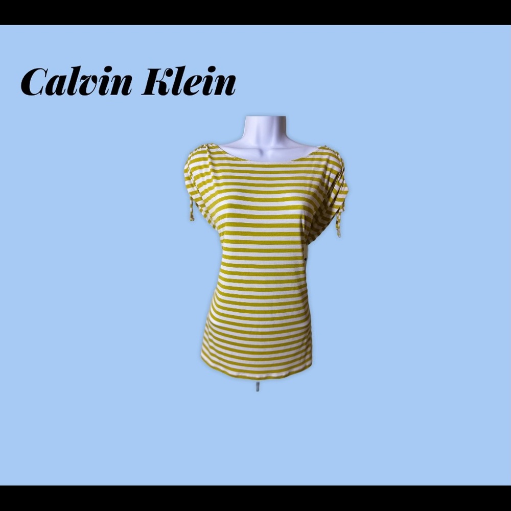 calvin klein short sleeve blouse